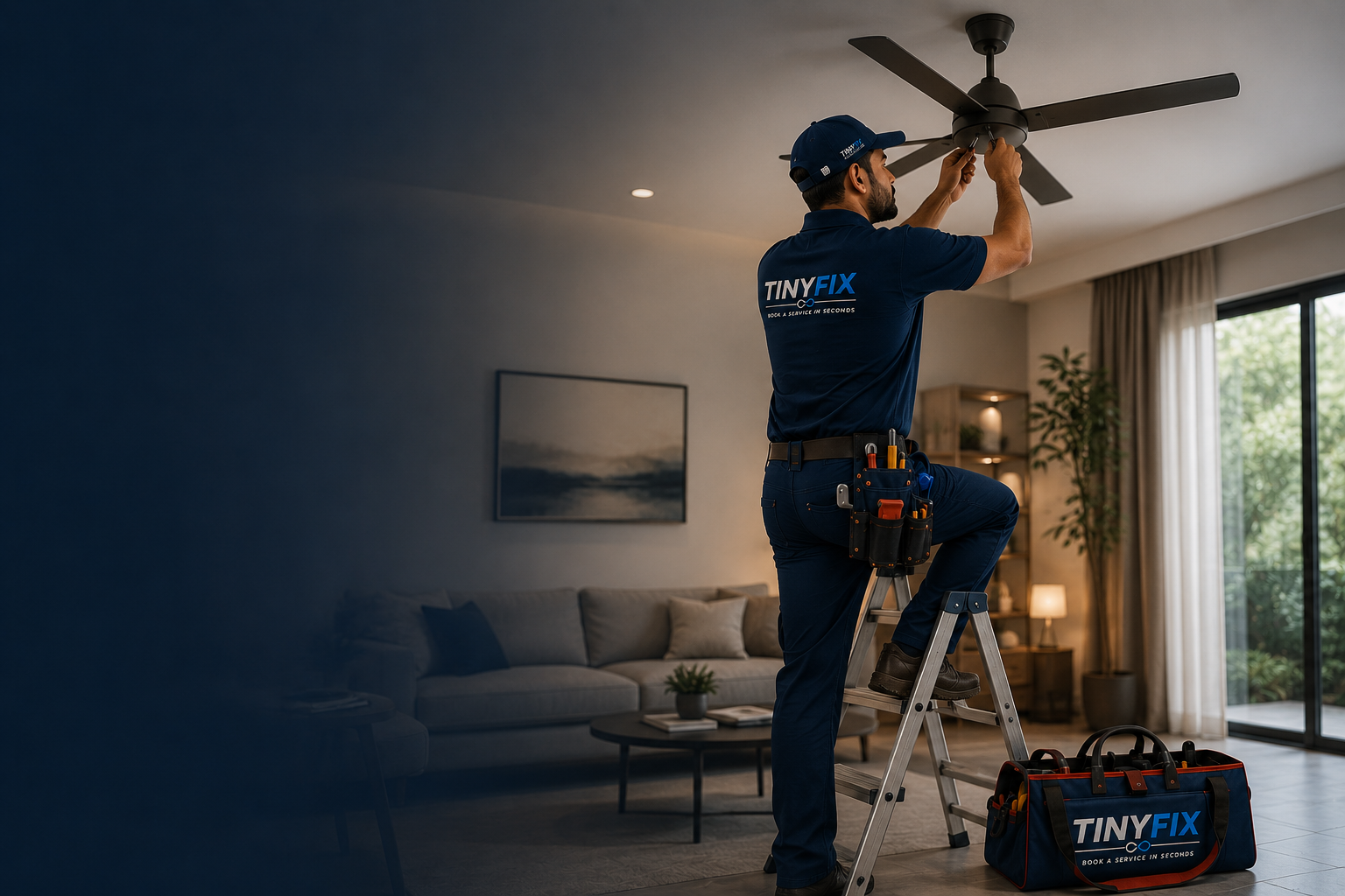 Ceiling fan repair